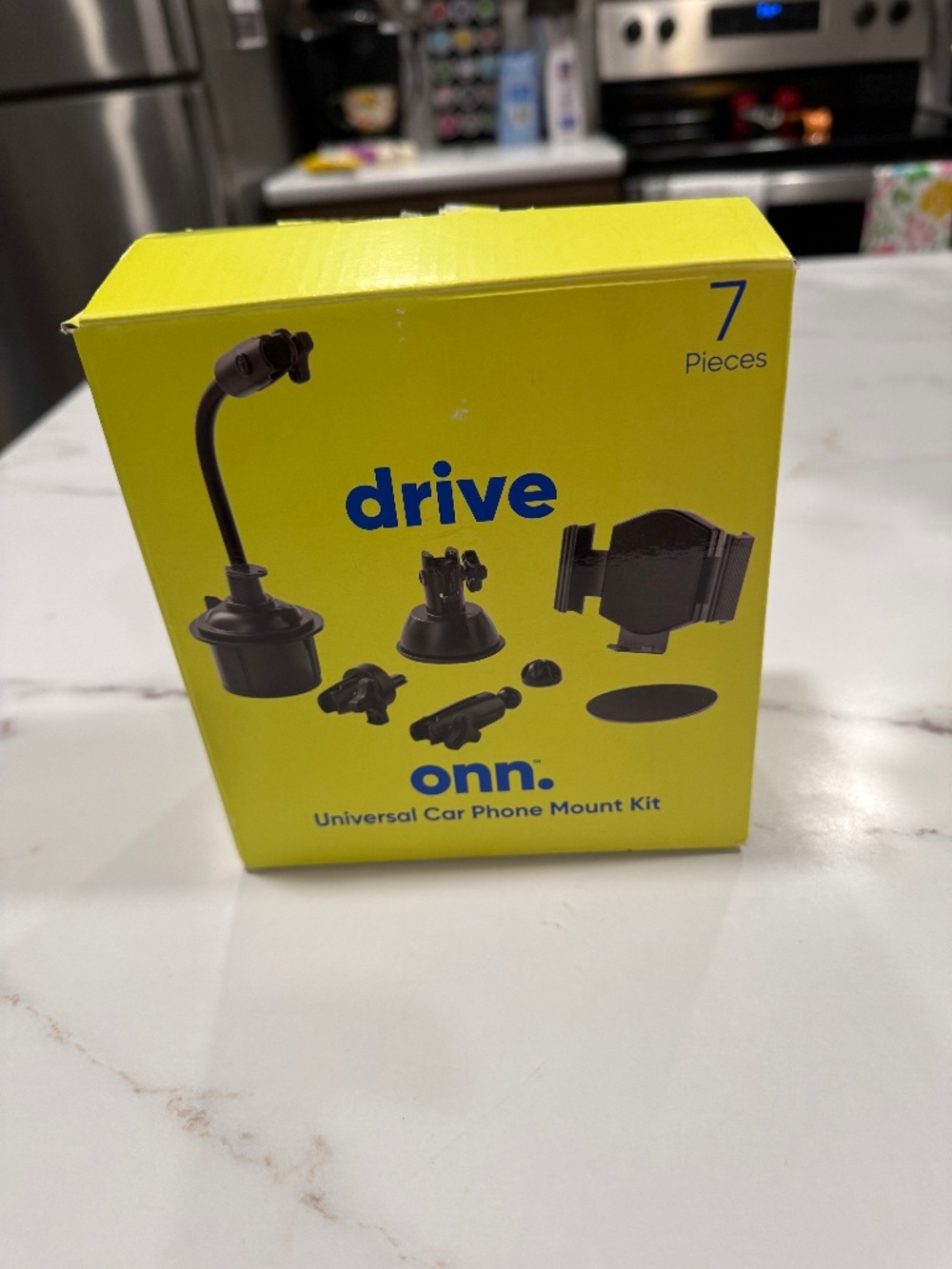 Onn 7-piece Universal Car Phone Mount Kit